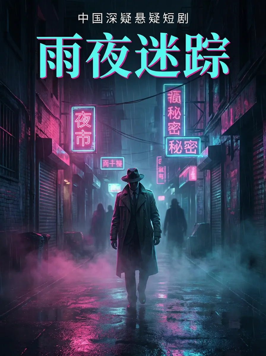 独显 悬疑追踪短剧 - 雨夜迷踪海报